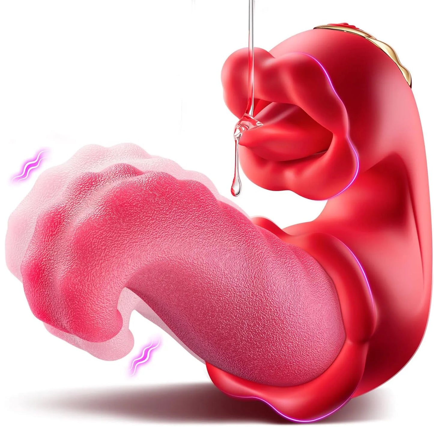 š DragonKiss⢠3-in-1 Oral Sex Vibrator by AfterGlow