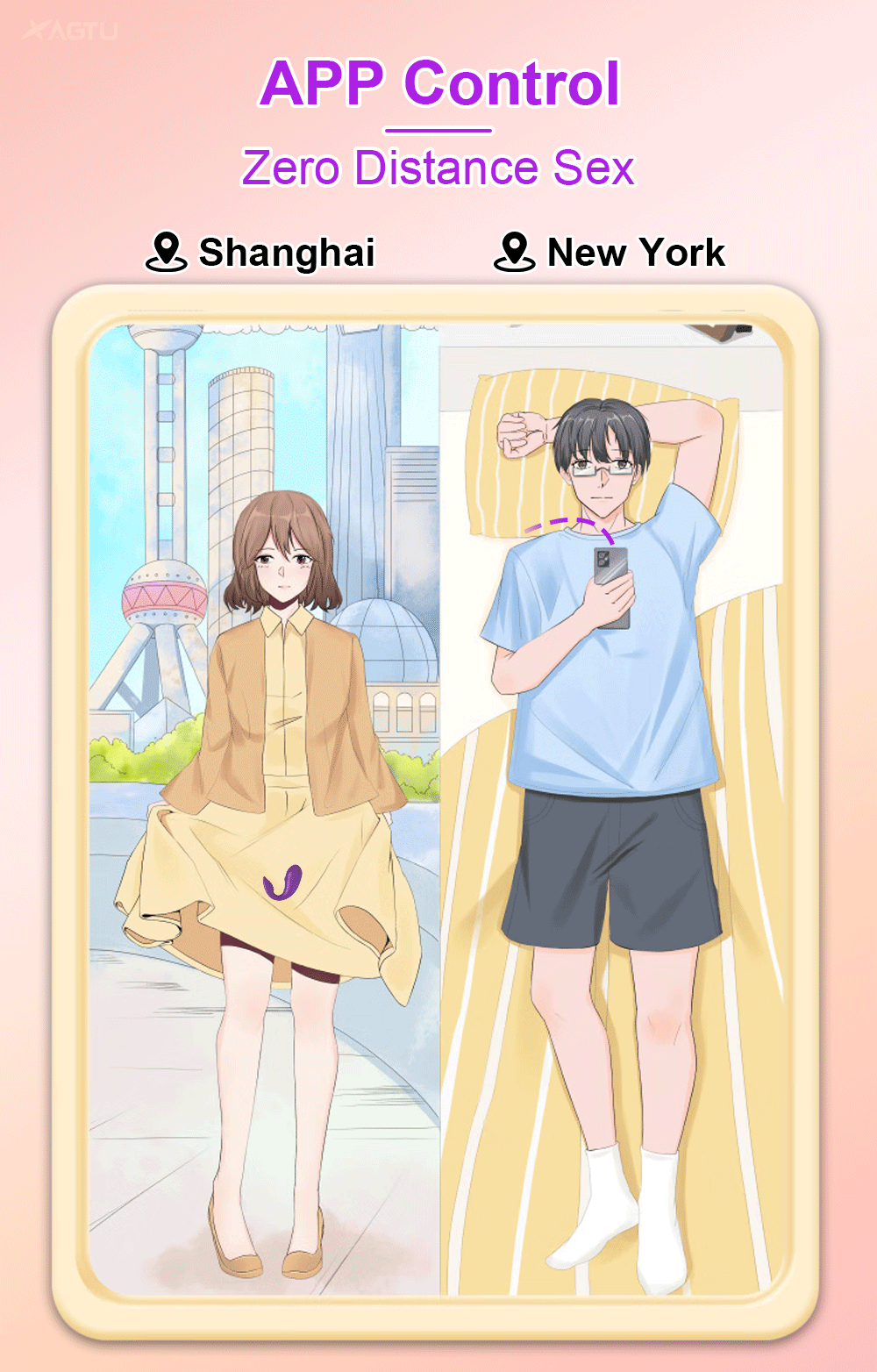 PulseLink by AfterGlow™ – App-Controlled G-Spot Vibrator – Wearable, Wireless, Long-Distance Love Egg