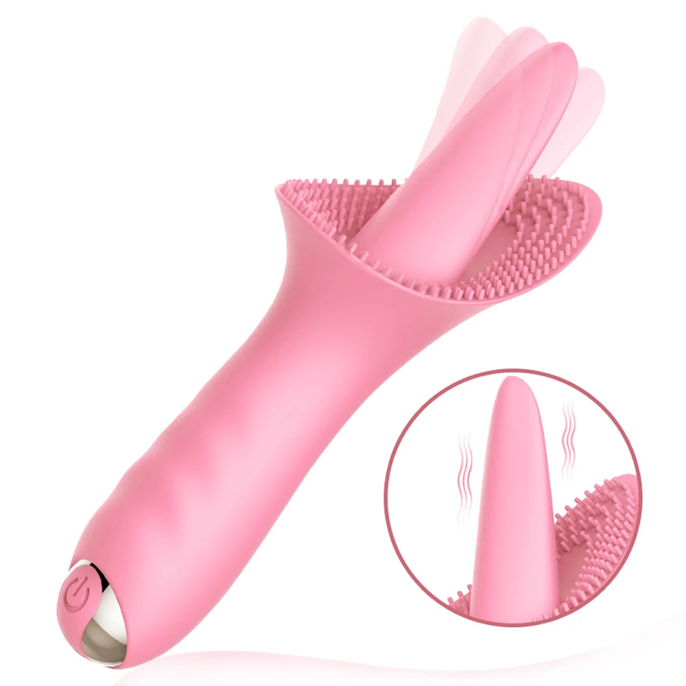 💓 LickRush by AfterGlow™  — 10-Mode Clit & G-Spot Tongue Vibrator