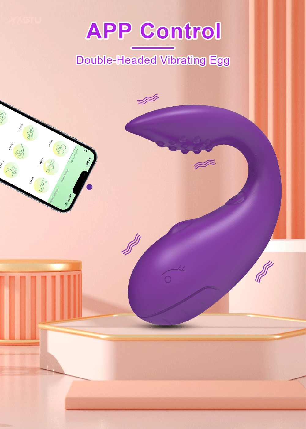 PulseLink by AfterGlow™ – App-Controlled G-Spot Vibrator – Wearable, Wireless, Long-Distance Love Egg