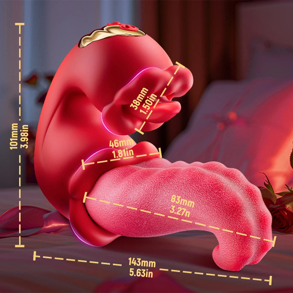 🐉 DragonKiss™ 3-in-1 Oral Sex Vibrator by AfterGlow