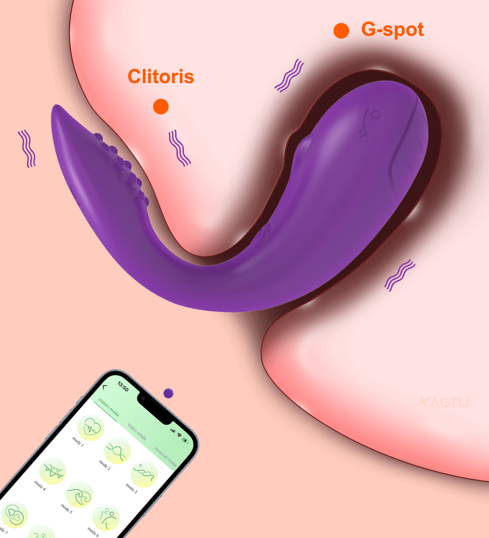 PulseLink by AfterGlow™ – App-Controlled G-Spot Vibrator – Wearable, Wireless, Long-Distance Love Egg