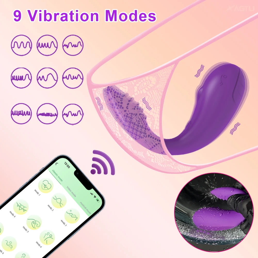 PulseLink by AfterGlow™ – App-Controlled G-Spot Vibrator – Wearable, Wireless, Long-Distance Love Egg