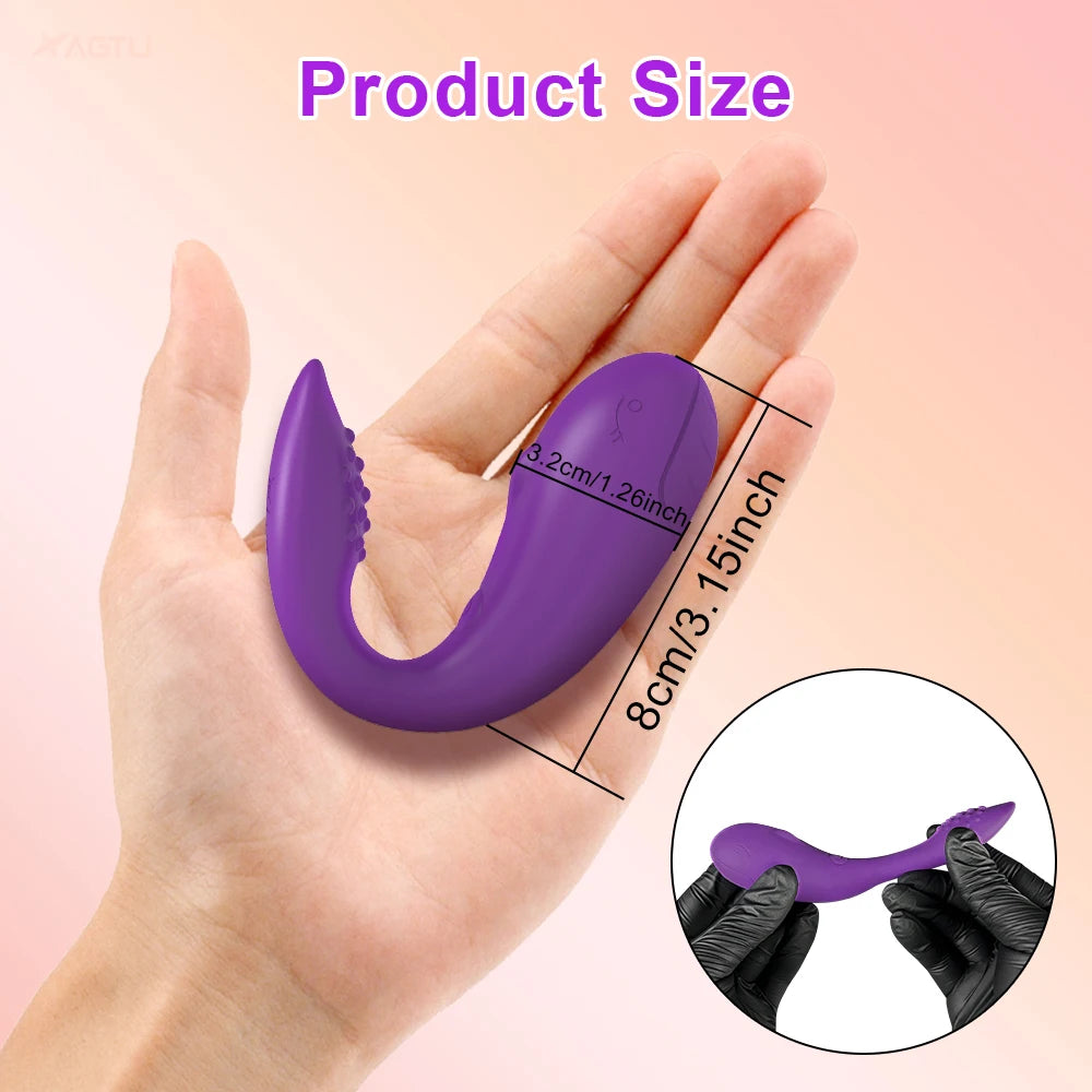 PulseLink by AfterGlow™ – App-Controlled G-Spot Vibrator – Wearable, Wireless, Long-Distance Love Egg