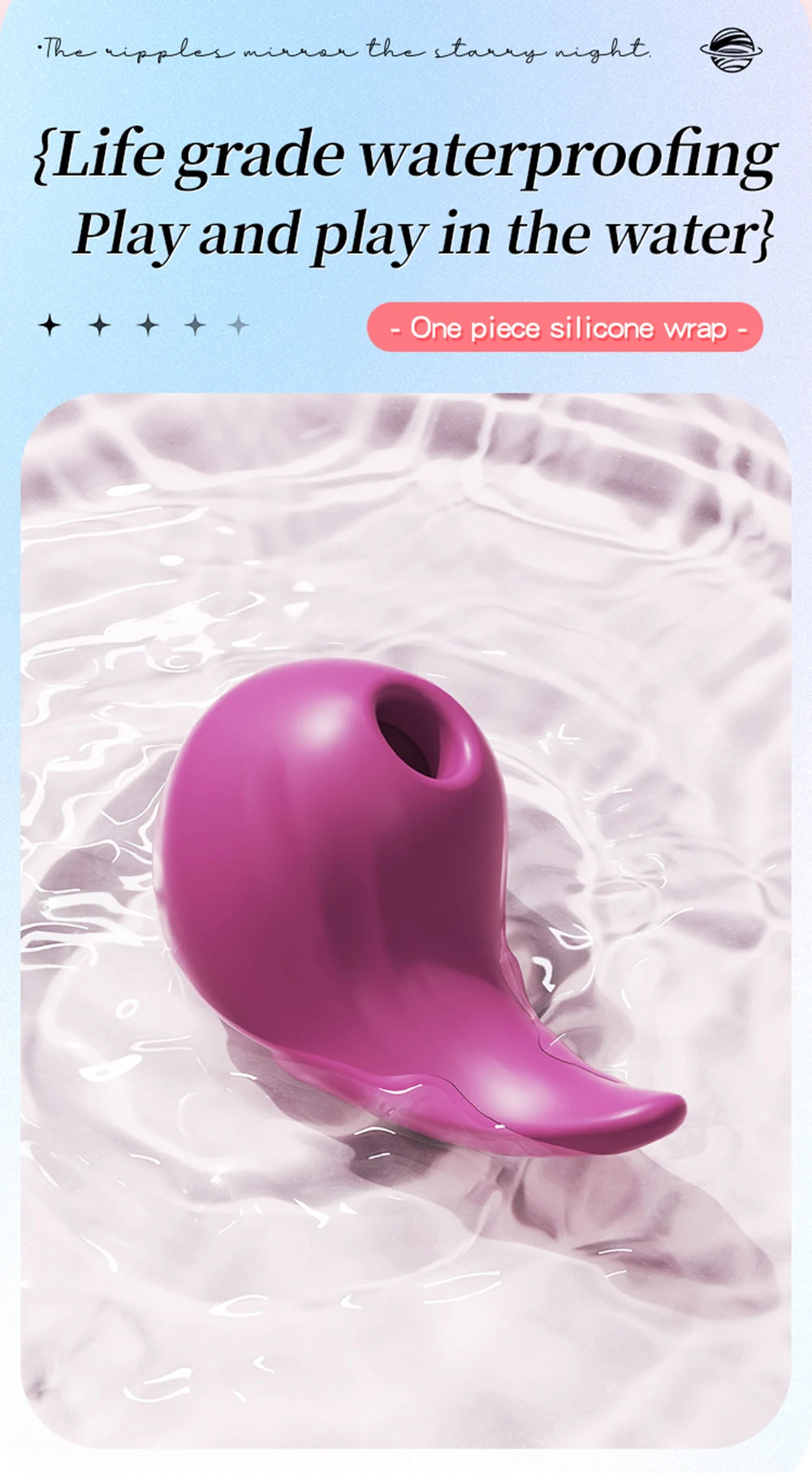 VelvetWave™ by AfterGlow | Suction Pulse Clitoral Stimulator