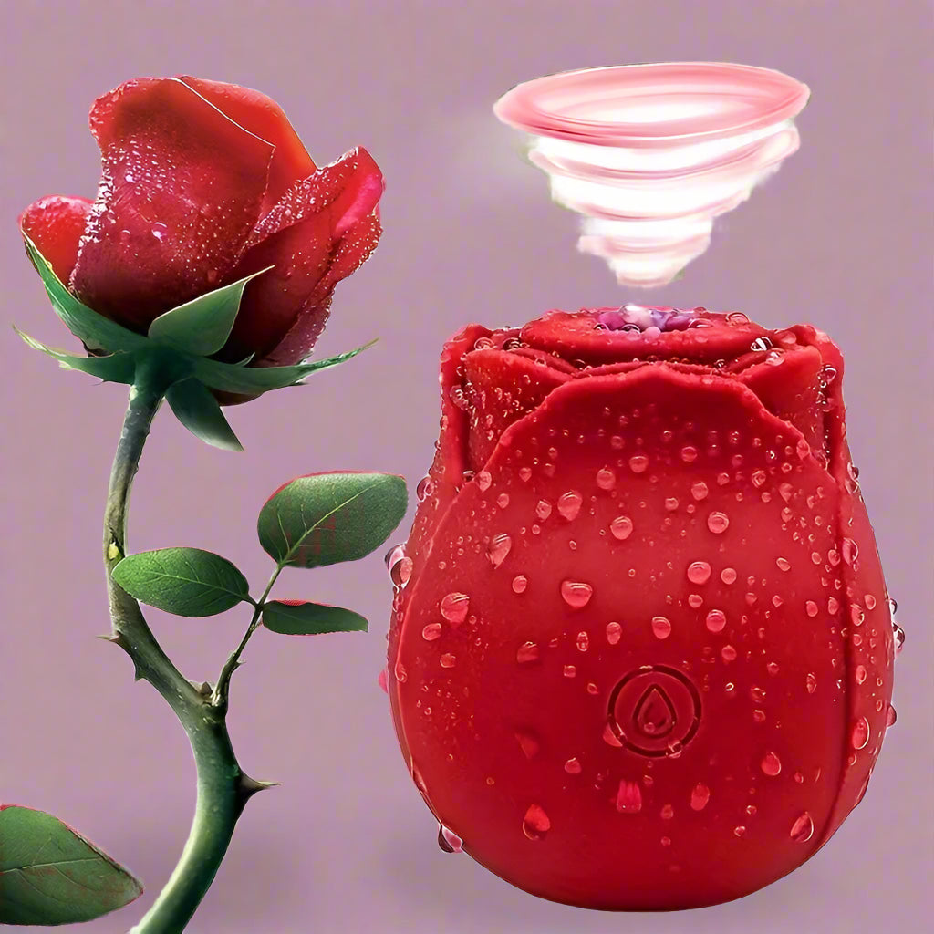 The Kiss by AfterGlow™ – Rose Clitoral Sucking & Licking Vibrator