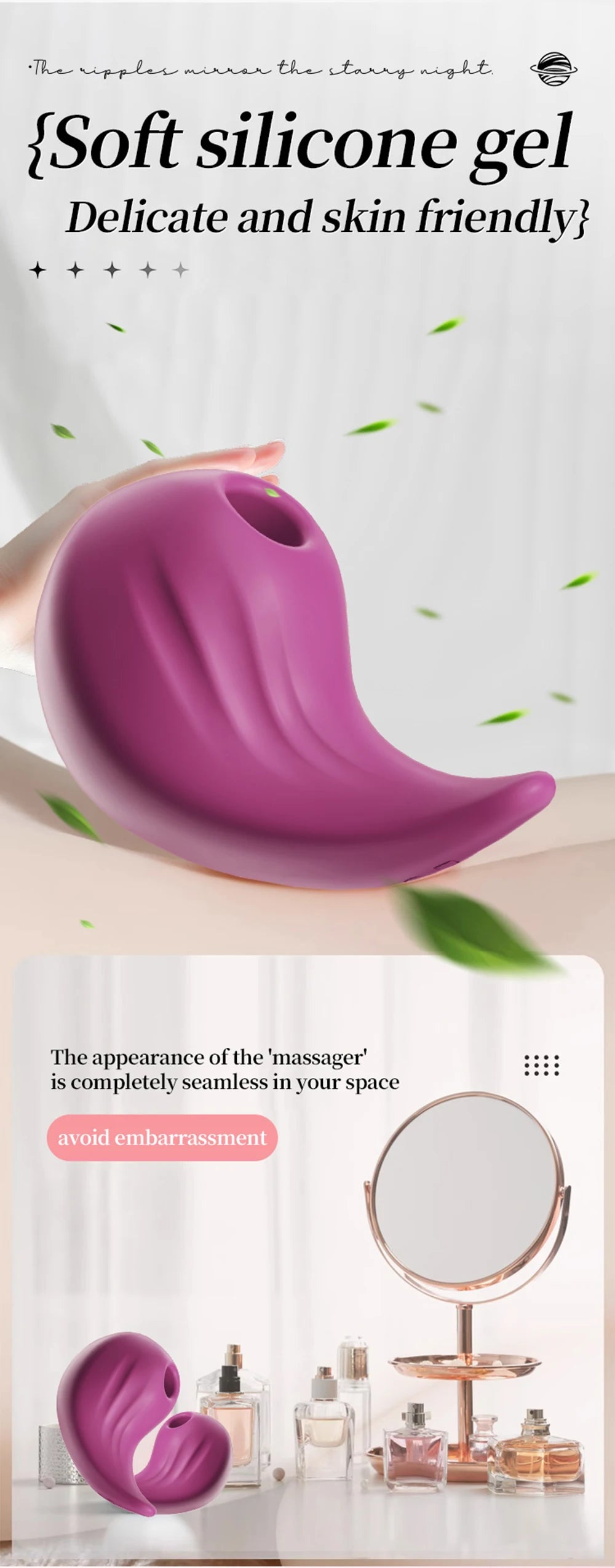 VelvetWave™ by AfterGlow | Suction Pulse Clitoral Stimulator