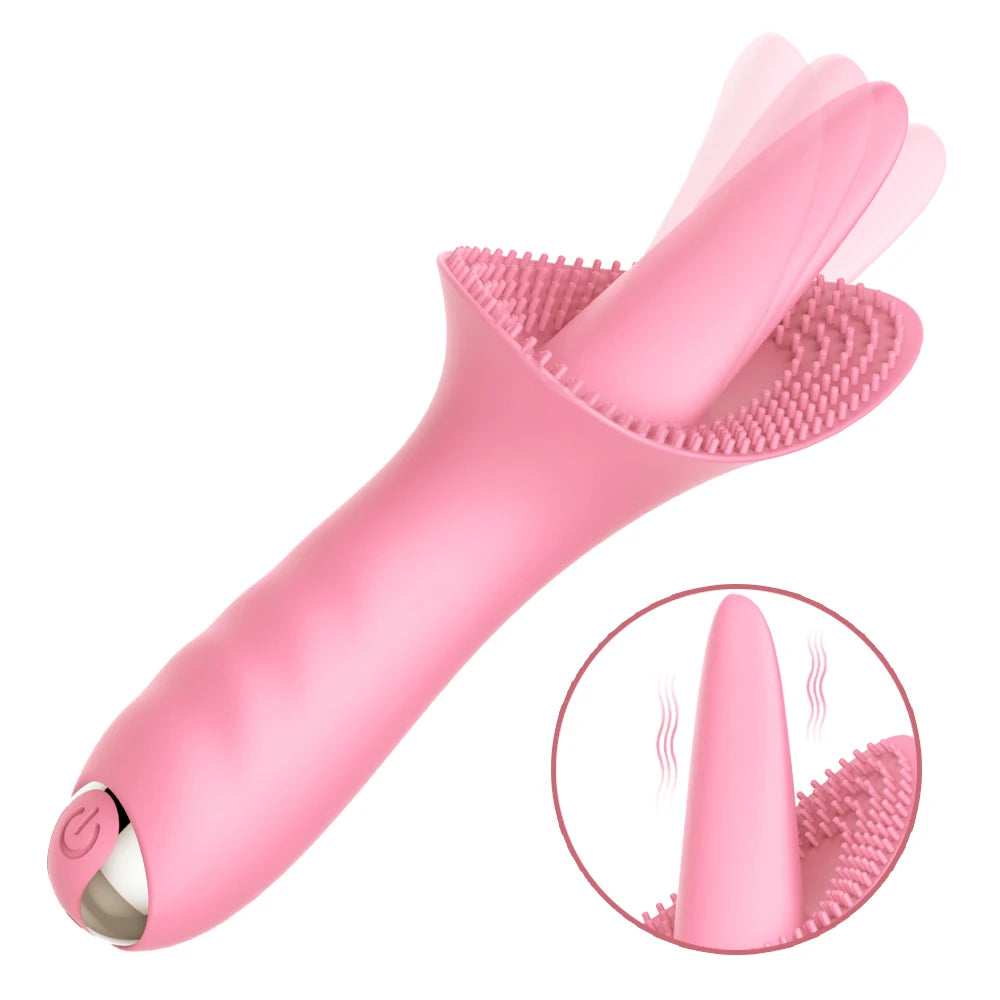 💓 LickRush by AfterGlow™  — 10-Mode Clit & G-Spot Tongue Vibrator