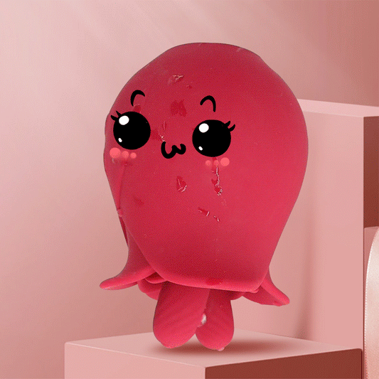 The Flutter by AfterGlow™ –  Rose Tongue Licking Vibrator – 10-Mode Wiggling Clit & Nipple Teaser