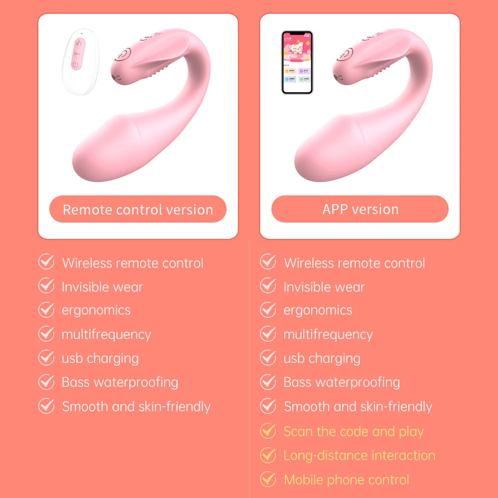 🌸 Blush Pulse by AfterGlow™ – Panty Vibrator – App-Controlled G-Spot + Clit Stimulation