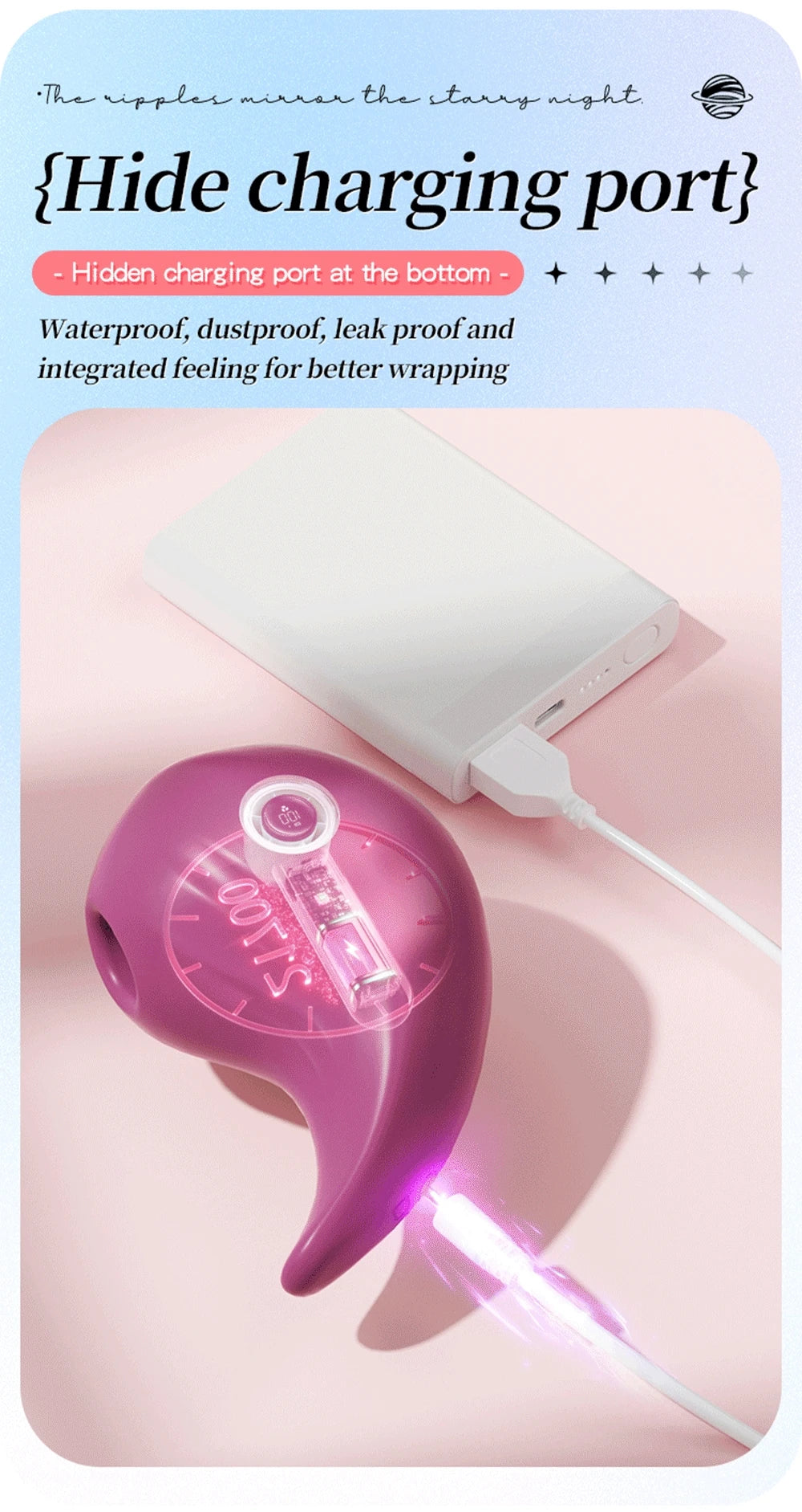 VelvetWave™ by AfterGlow | Suction Pulse Clitoral Stimulator